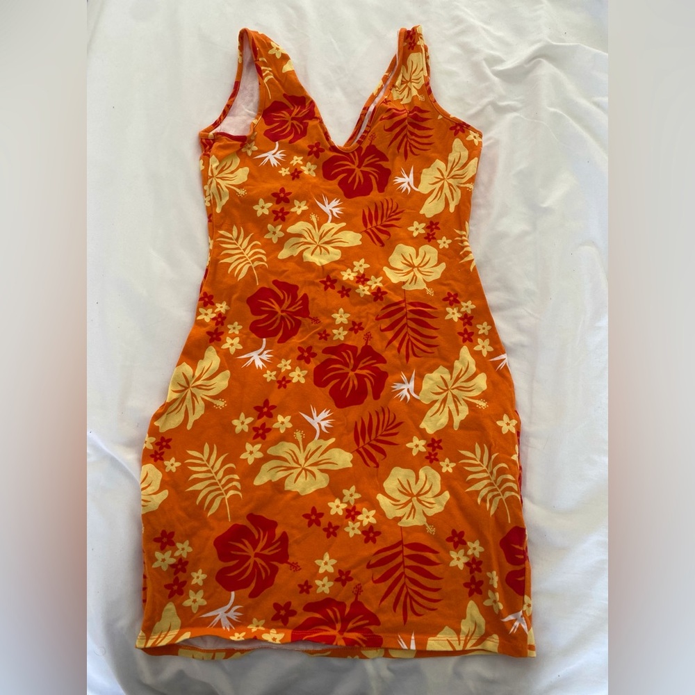 Target wildfable tropical body con dress 🌴🌺